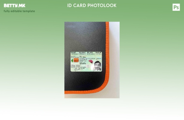 модерен стил Белгија ID photolook ПРЕДЕН шаблон
