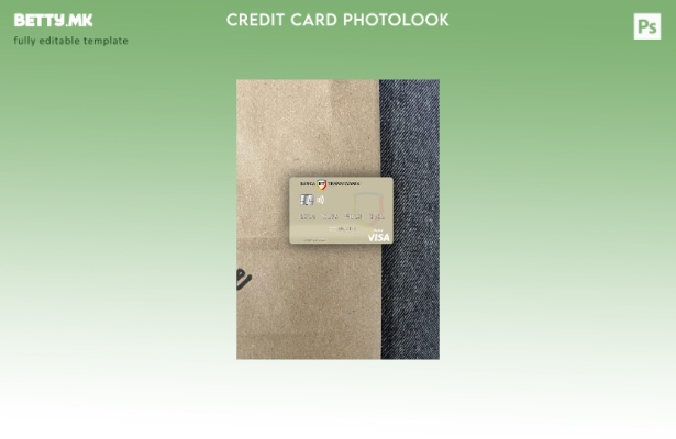 Модерен стил Молдавија Banca Transilvania виза дебитна картичка photolook преден
