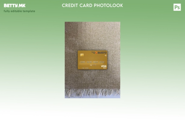 модерен стил Еквадор Banco del Austro виза дебитна картичка photolook преден шаб